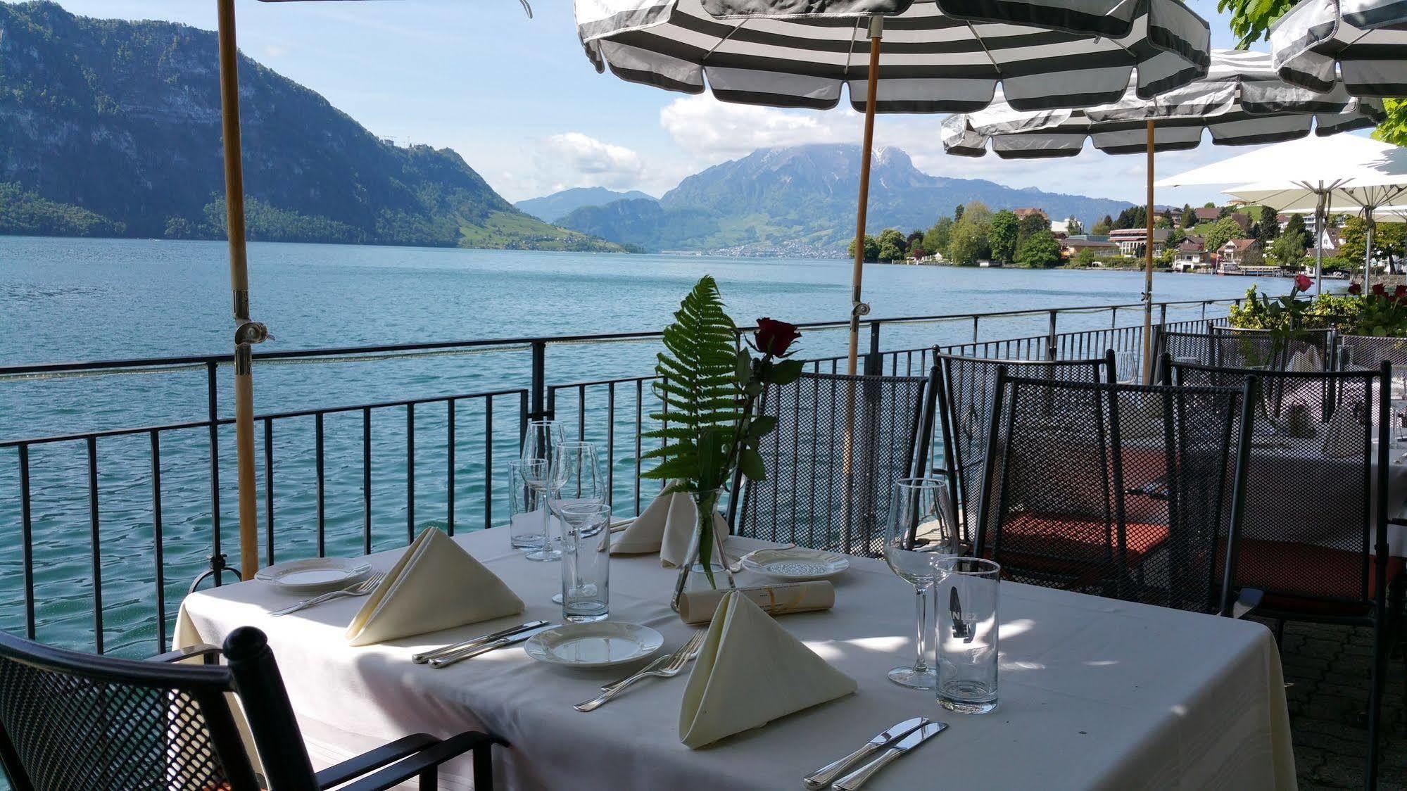 Garni-Hotel Frohburg - Beau Rivage Collection Weggis Bagian luar foto