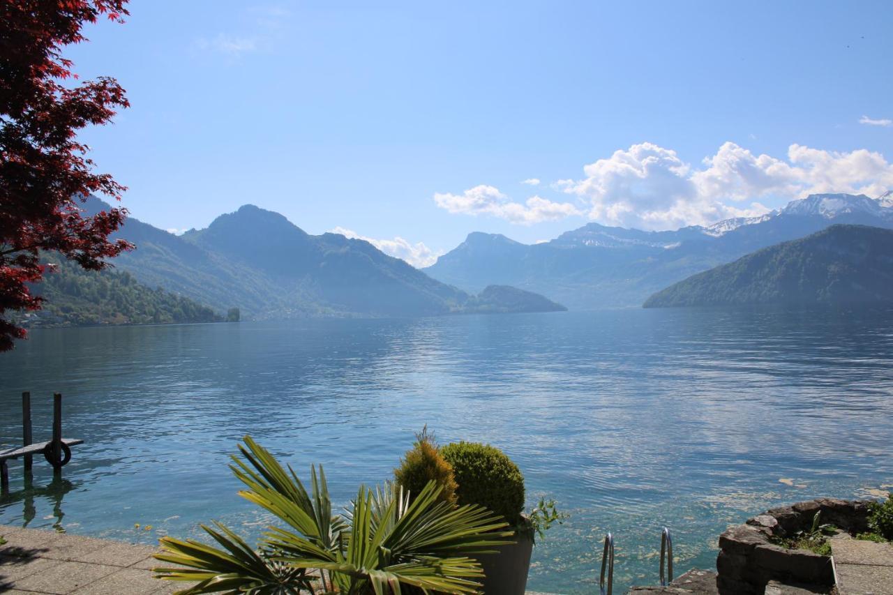 Garni-Hotel Frohburg - Beau Rivage Collection Weggis Bagian luar foto